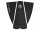 Surfganic Premium Eco Surfboard Foot Grip Tail Traction Pad black three-piece